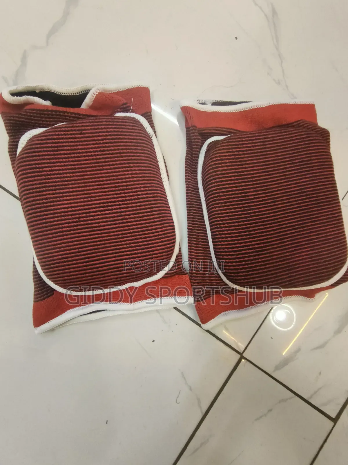 Pair of Maroon Knee Pads