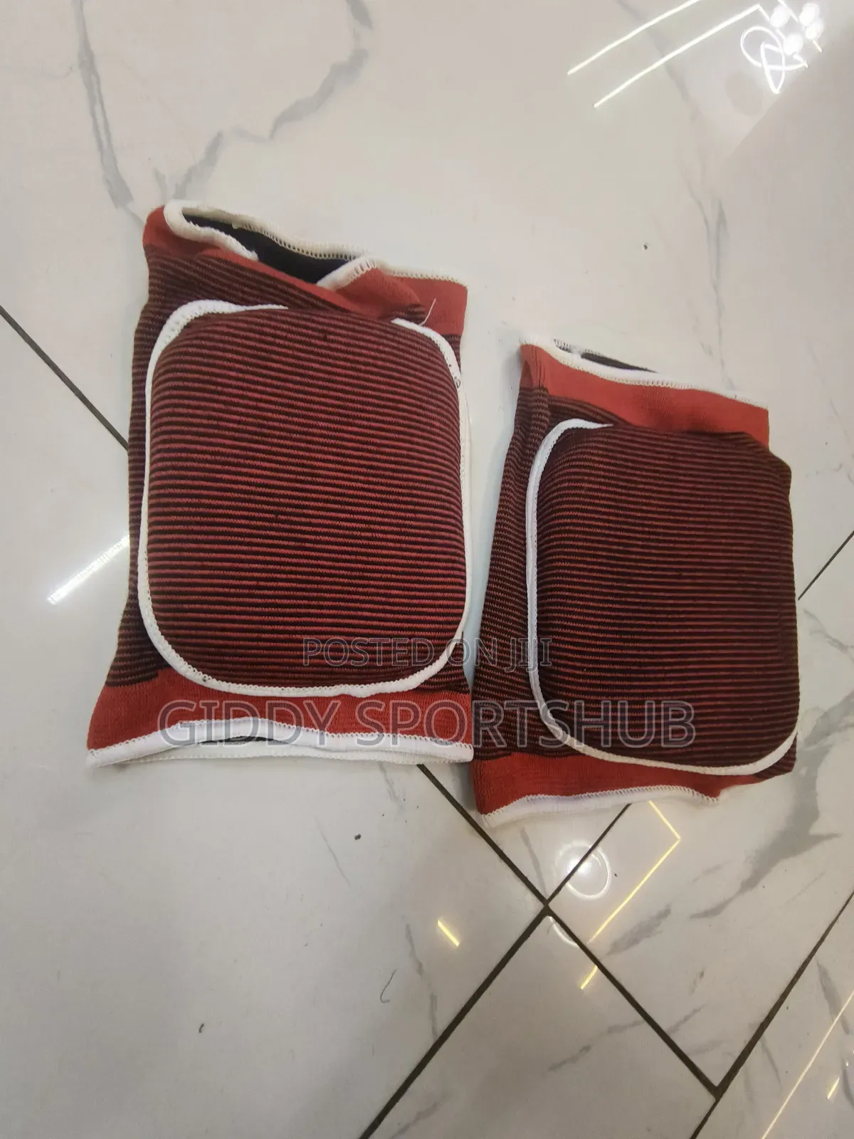 Pair of Maroon Knee Pads