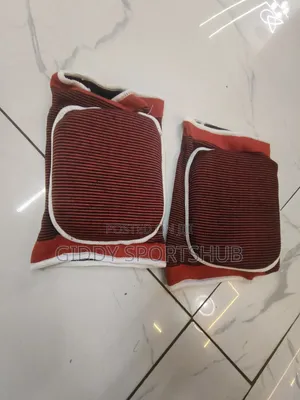 Pair of Maroon Knee Pads
