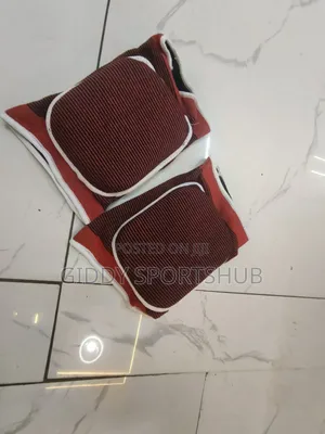 Pair of Maroon Knee Pads