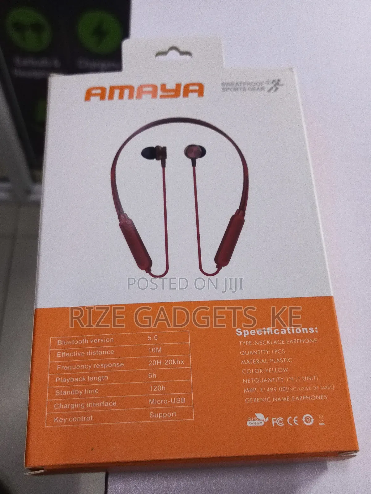 Amaya Neckband 120h Standby