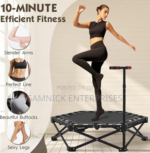 Foldable With Adjustable Handle Rebounder