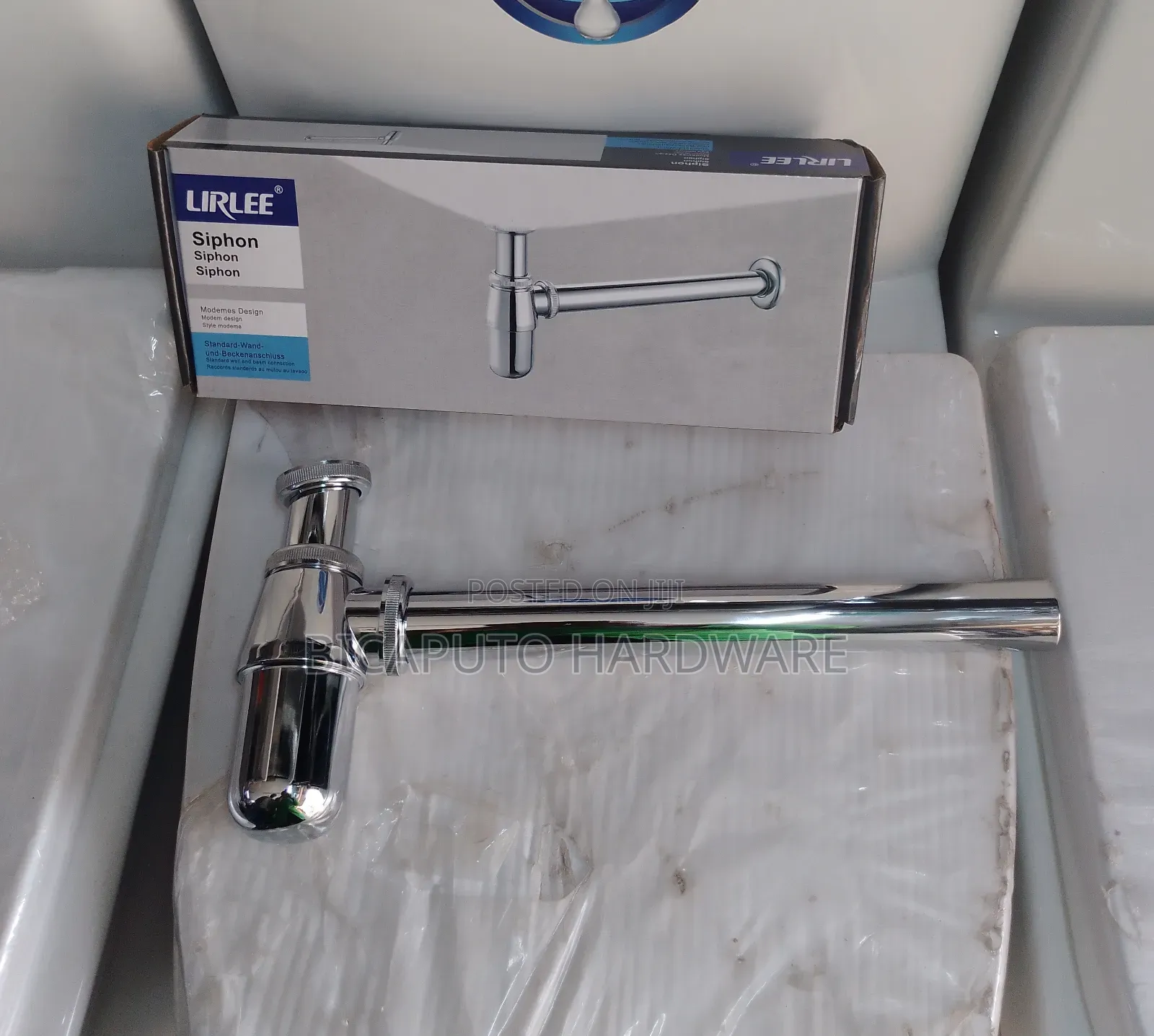Urinal Bottle Trap Chrome