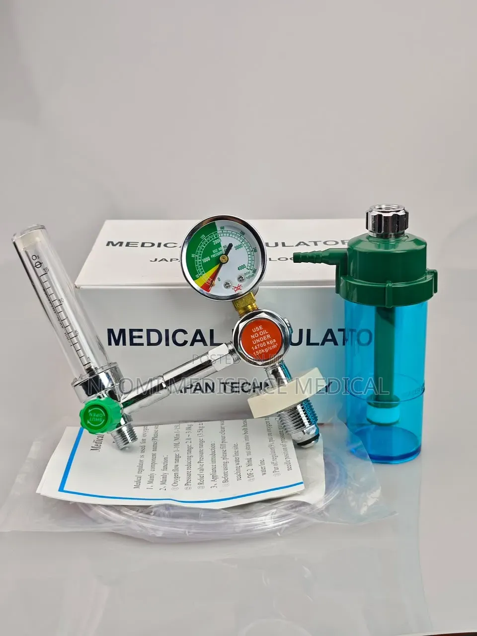 Medical Oxygen Regulator Top Flow