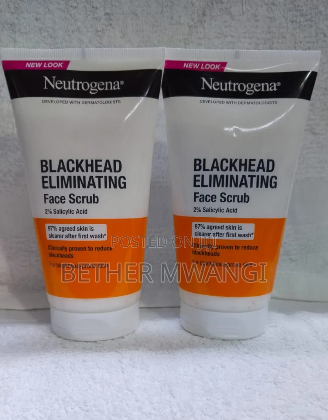 Neutrogena Blackhead Eliminating Face Scrub in Kenya