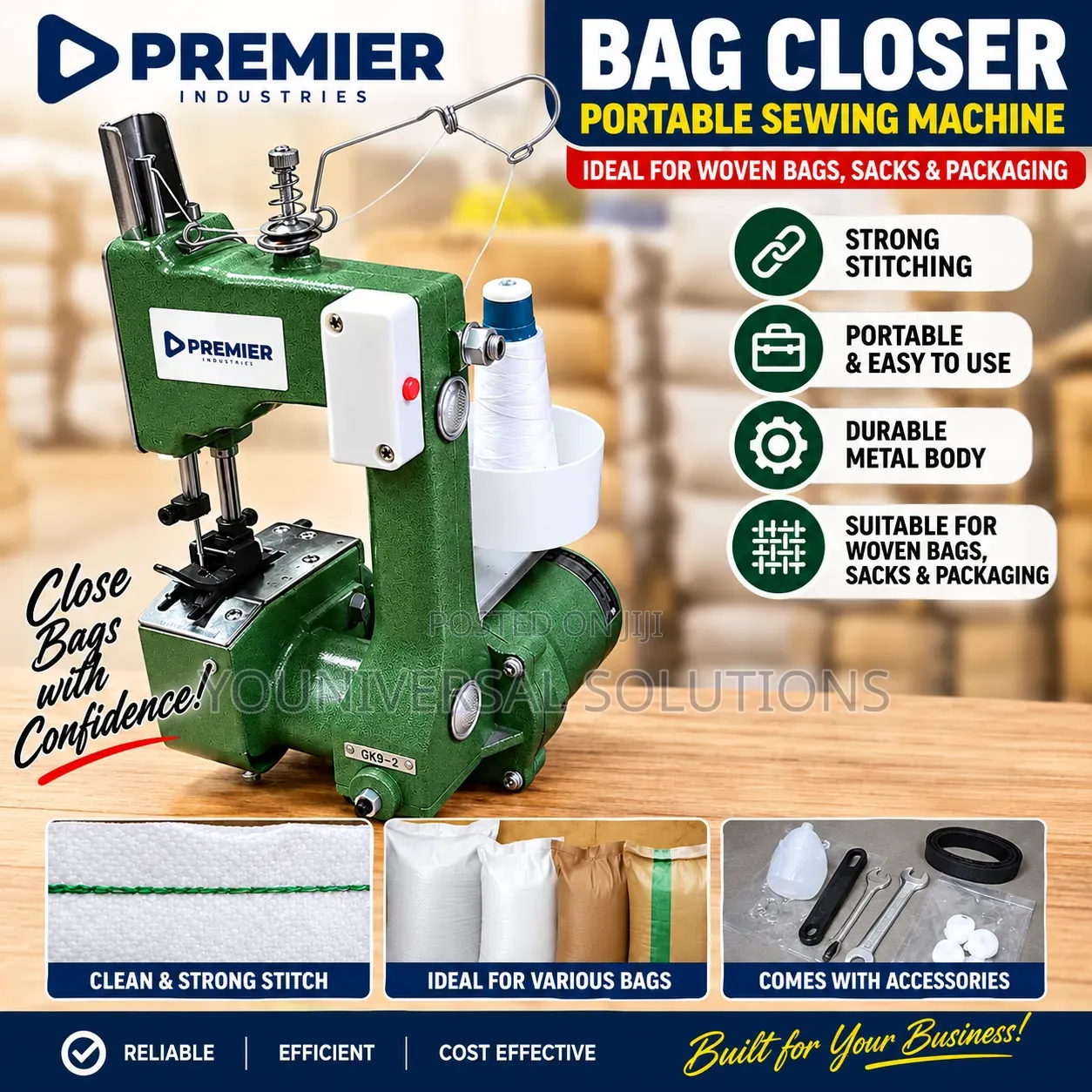 Bag Closer Portable Sewing Machine Premier