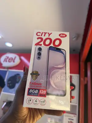 New Itel City 200 128 GB Black