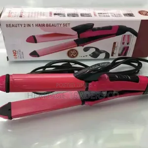 Nova 2-in-1 Hair Styling Flat Iron and Tong