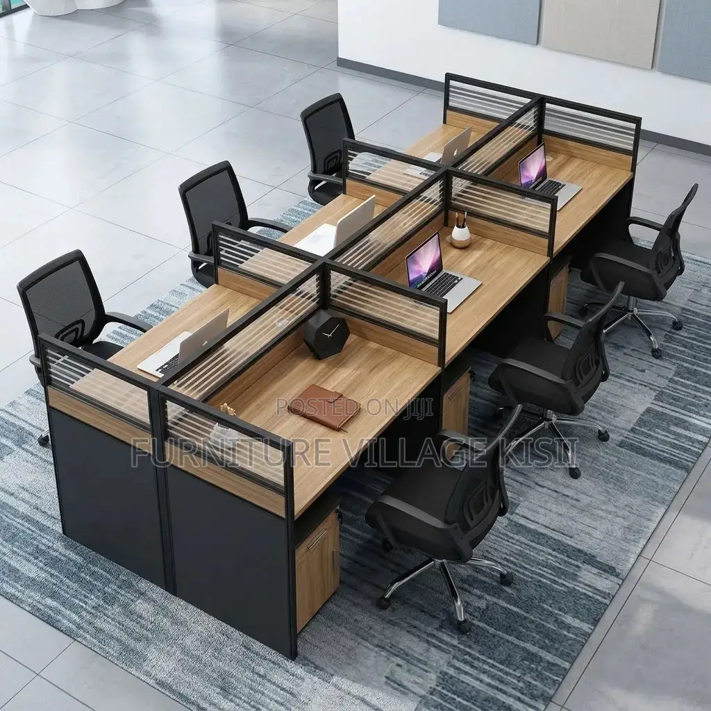 6-Way Mordular Office Workstation