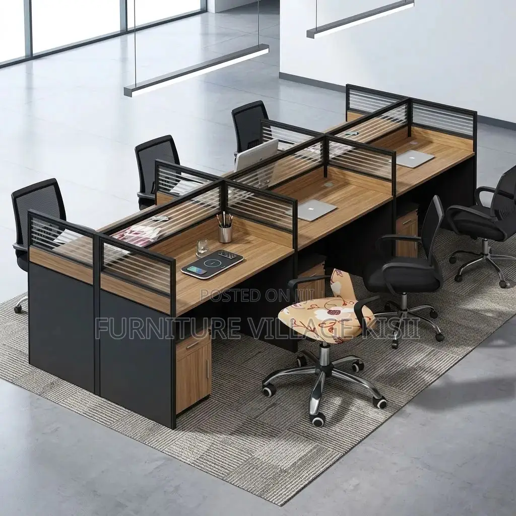 6-Way Mordular Office Workstation