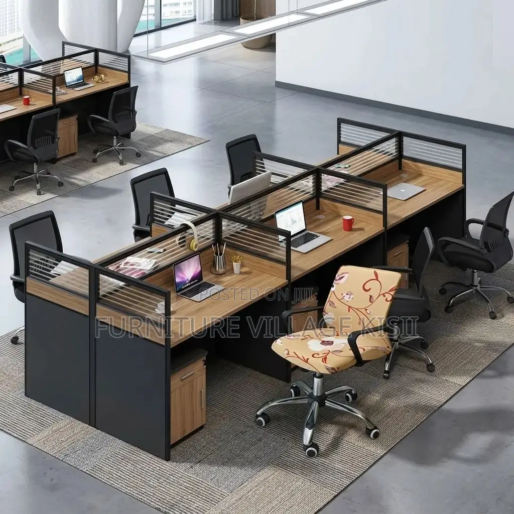 6-Way Mordular Office Workstation
