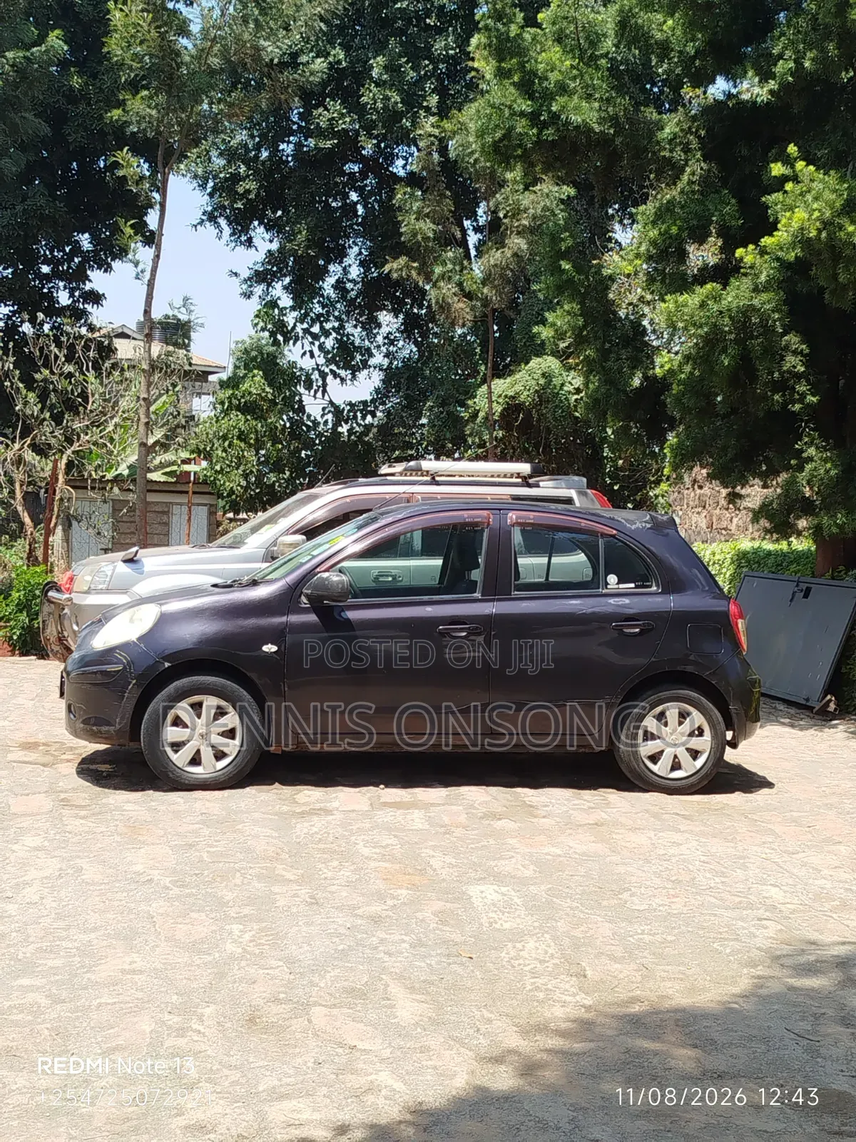 Nissan March 1.2 FWD 2012 Maroon