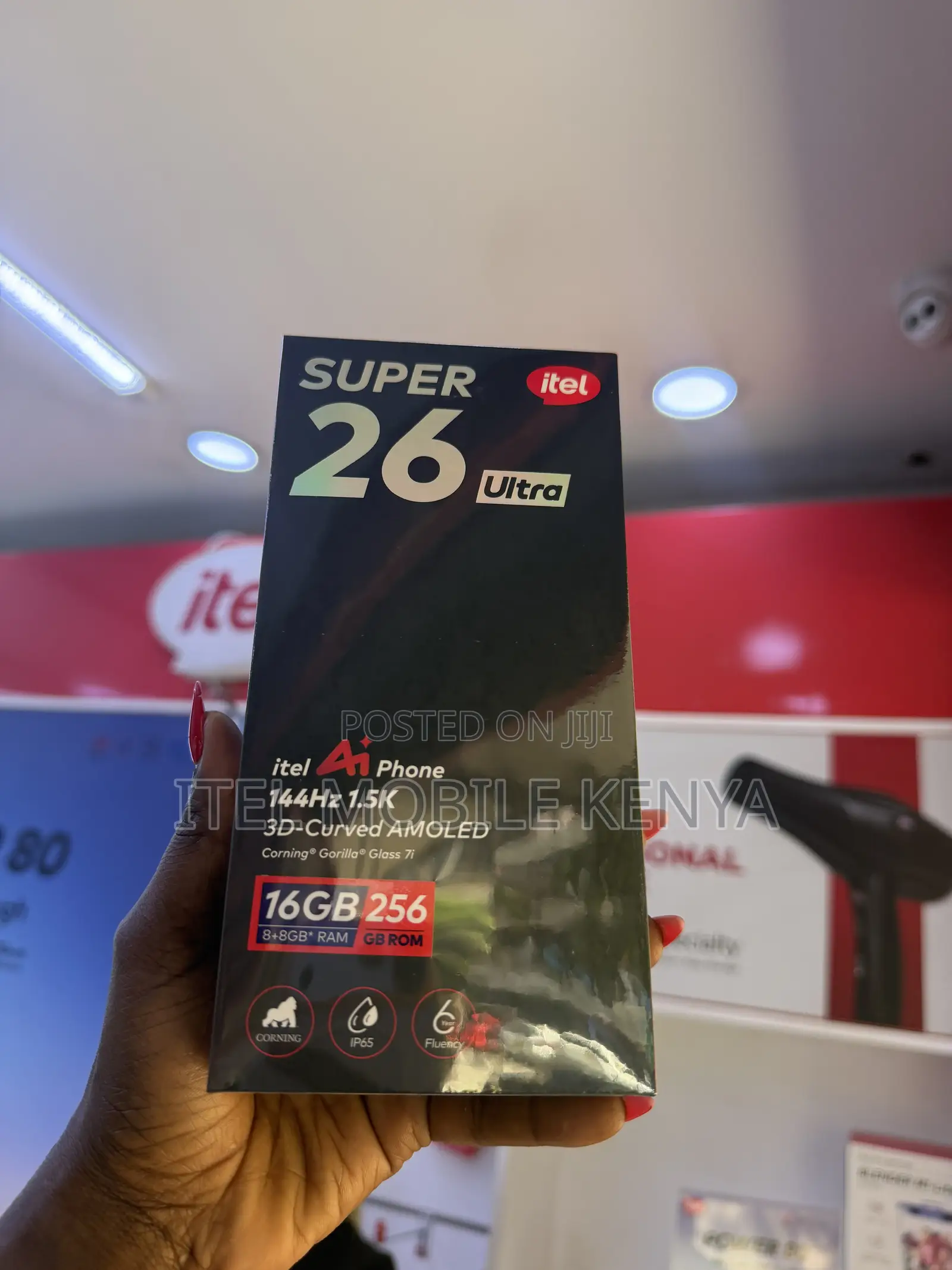New Itel S26 Ultra 256 GB Black