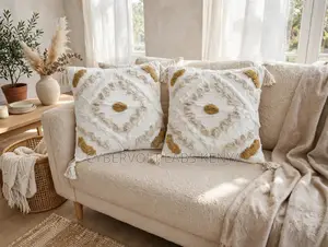 Boho Tufted Decorative Throw Pillow Case