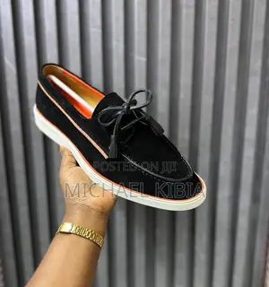 Hard Leather Tassle Loafers Men