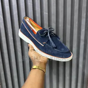 Hard Leather Tassle Loafers Men
