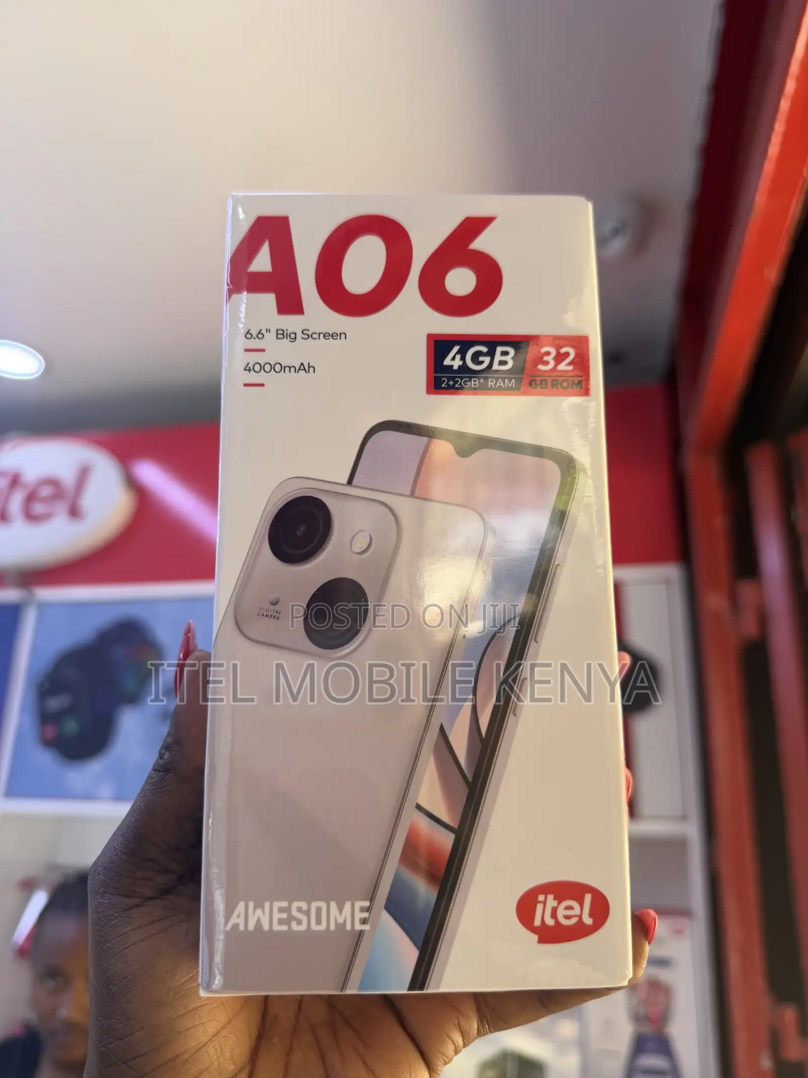 New Itel A06 32 GB Black