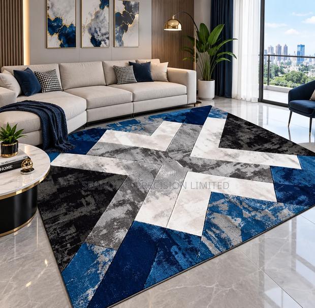 Modern Geometric Area Rug – Premium Contemporary Design
