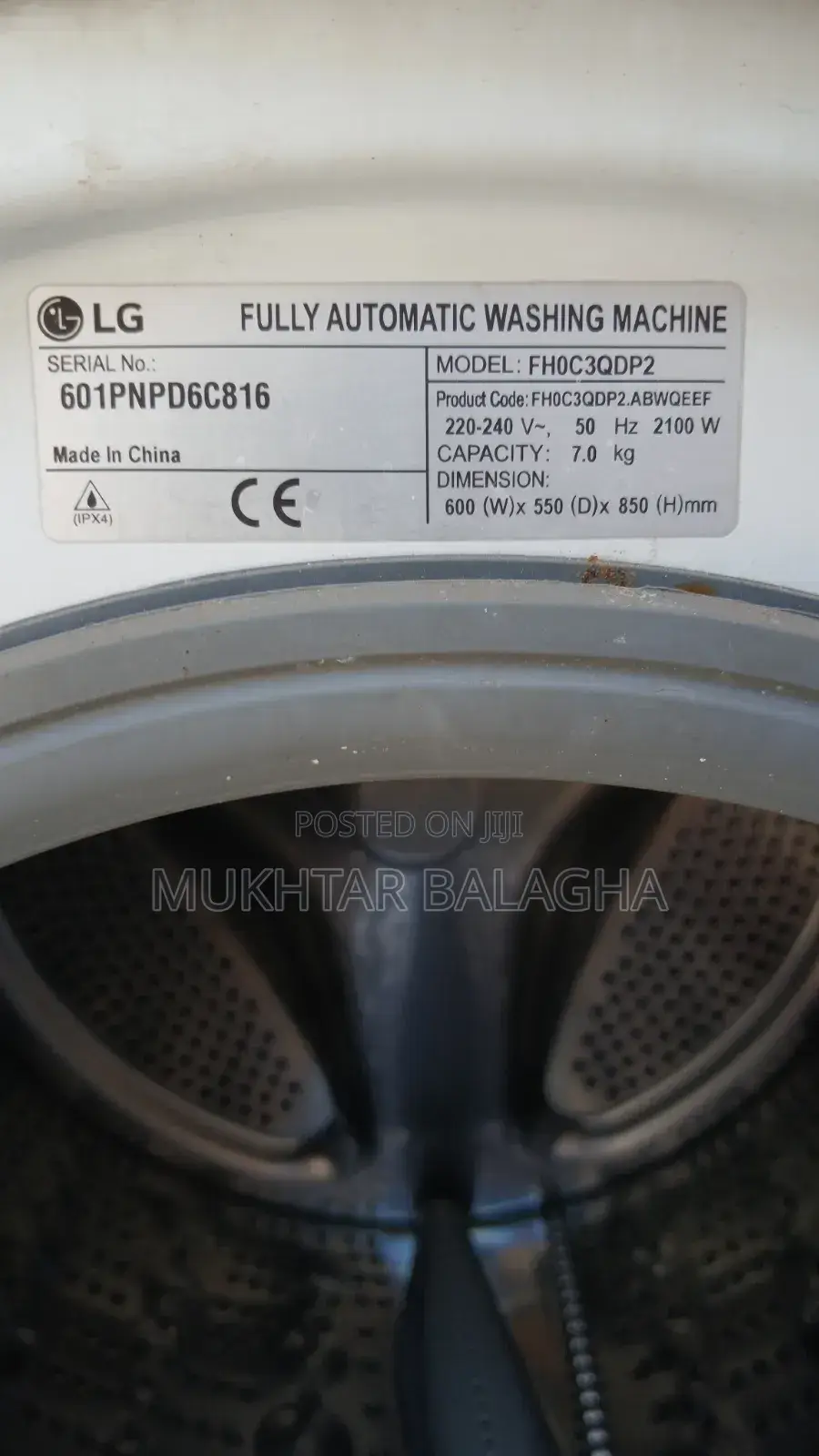 LG 7kg Front Load Washing Machin3