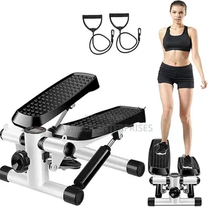 Stepper Exercise With Display and Resistance Bands