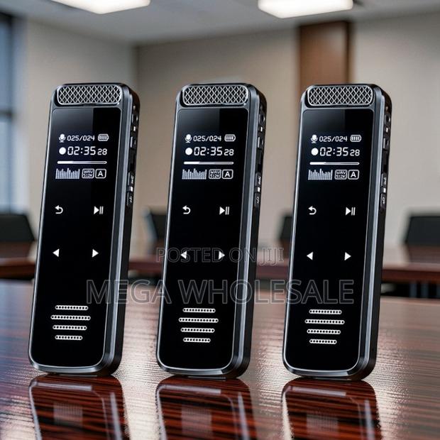 Voice-Activated Touch Screen Digital Audio Sound Voice Recorder.