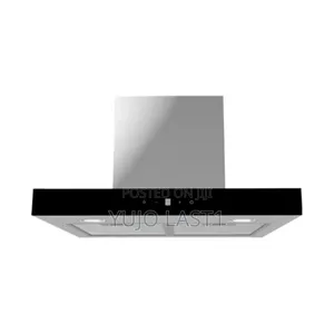 T-Shape Hood With Black Panel, 60cm, 400m3/H, Stainless Steel