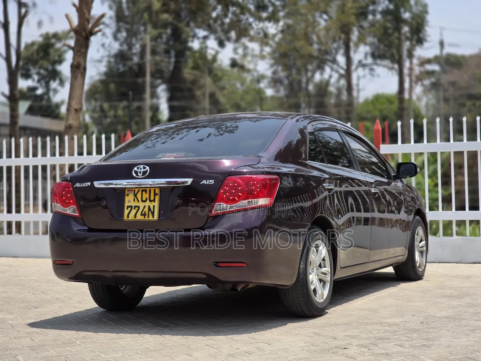 Toyota Allion 2012 Burgundy