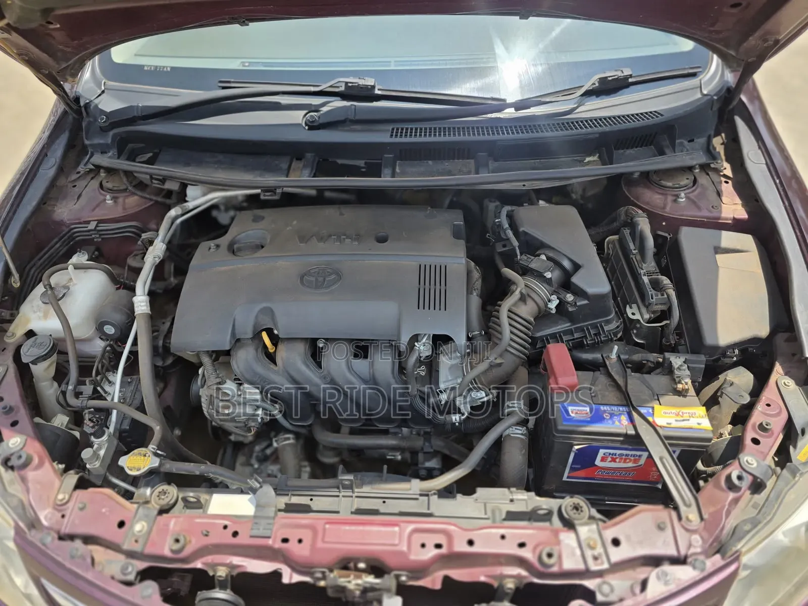 Toyota Allion 2012 Burgundy