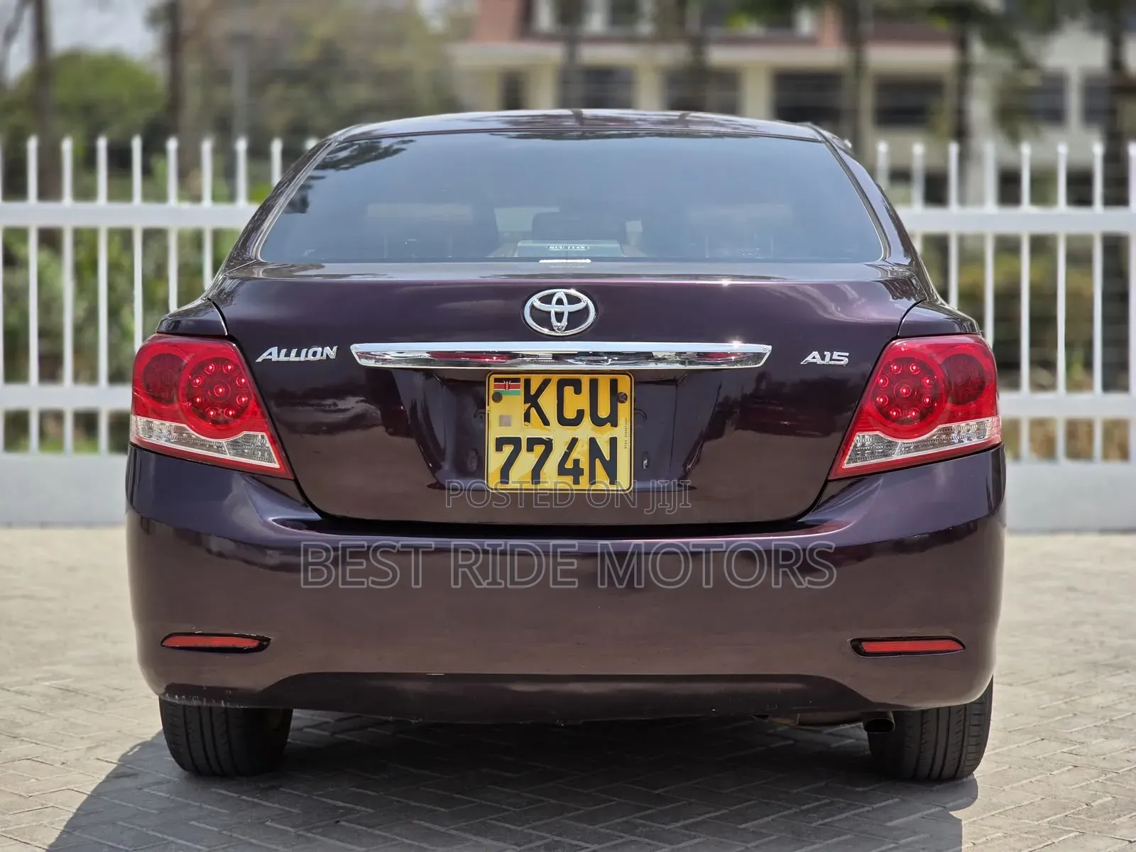 Toyota Allion 2012 Burgundy