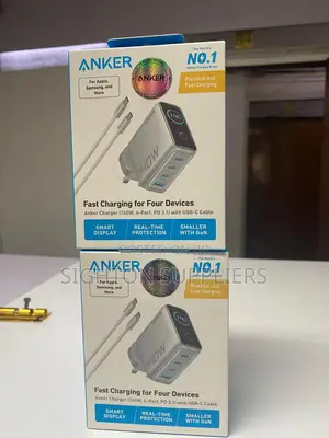 Anker Laptop Charger 140W MAX , 4-Port Fast Charging