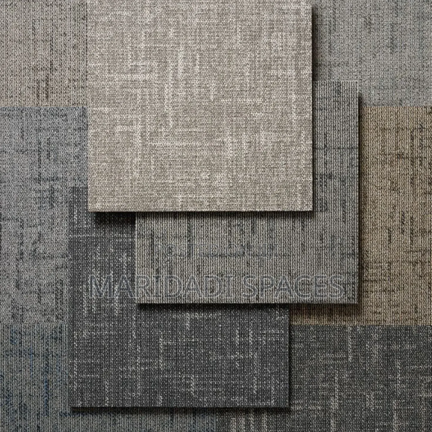 Different Shades of Carpet Tile Modern Finish