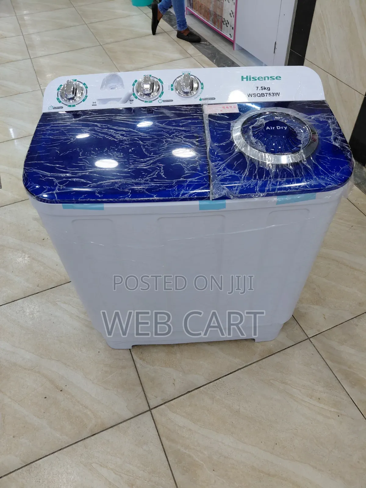Hisense 7.5kgs Twin Tub Washing Machine