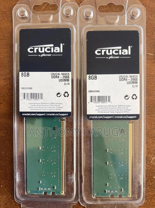 Crucial Ddr4 8gb - main view