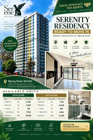 2bdrm Apartment in Kilimani, Hurlingham for sale