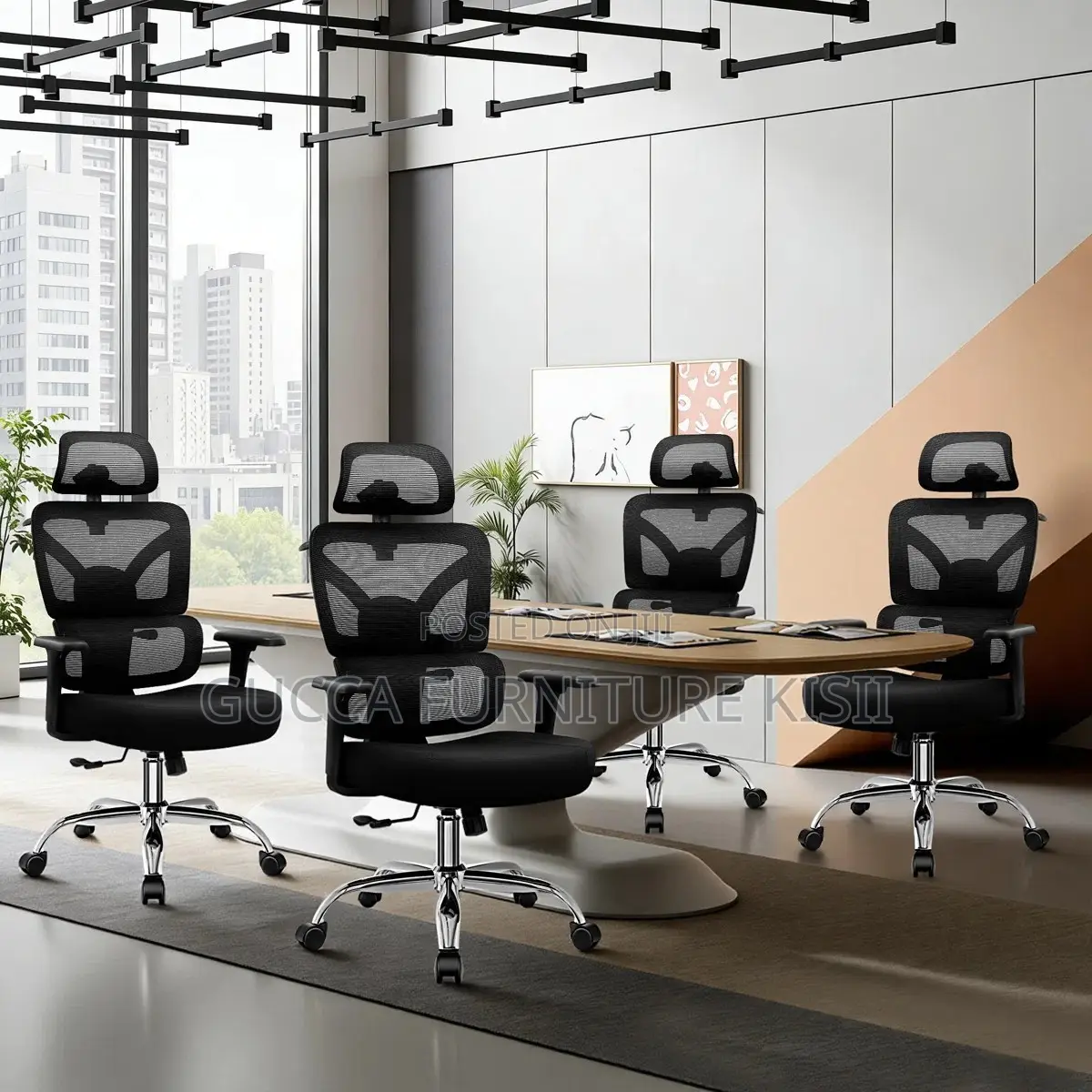 Office Chair; Reclining High Back Orthopedic Office Chair