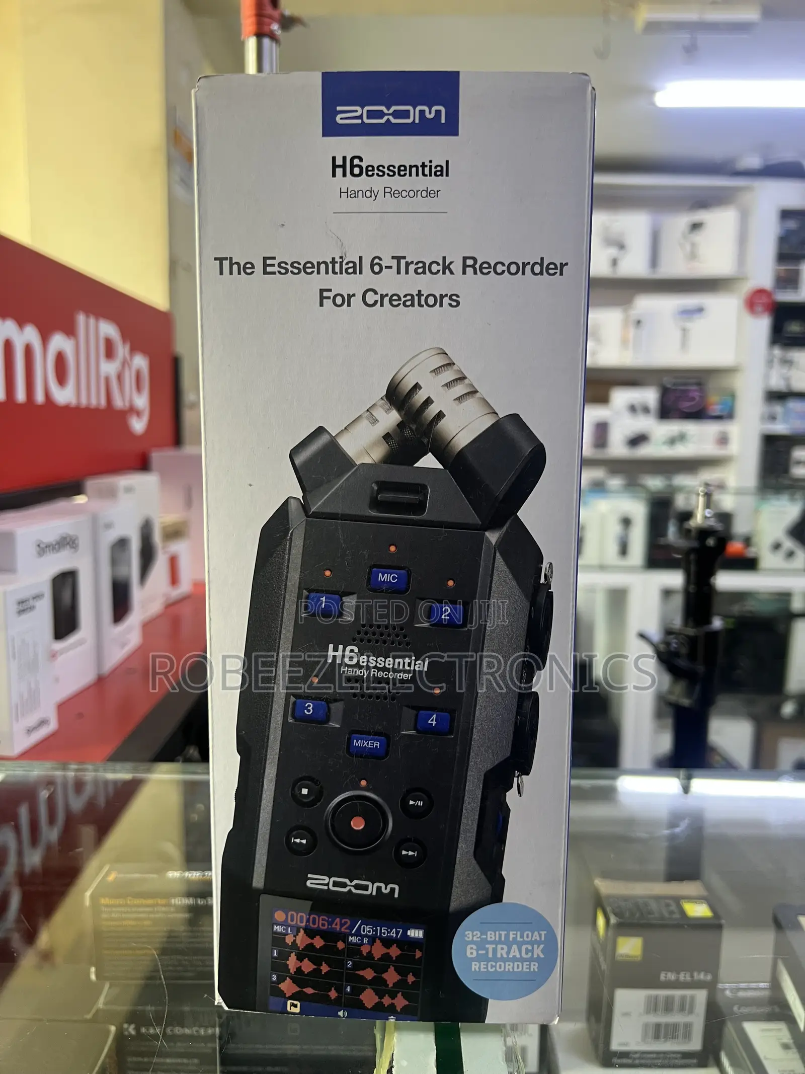 Zoom H6essential 6-Track 32-Bit Float Portable Audio Recorder