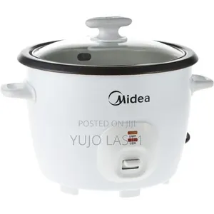 Midea 4.5L Rice Cooker With Glass Lid – White MB-GP45A