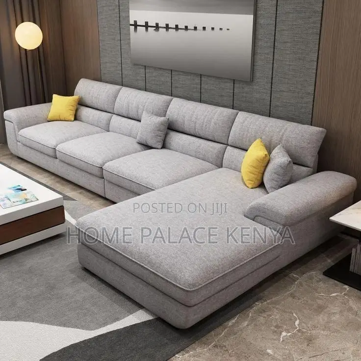 Corner Sofa; Stylish Modern L-Shaped Sofa for Spacious Living Areas