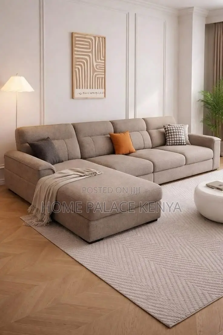 Corner Sofa; Stylish Modern L-Shaped Sofa for Spacious Living Areas