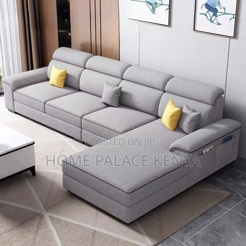 Corner Sofa; Stylish Modern L-Shaped Sofa for Spacious Living Areas