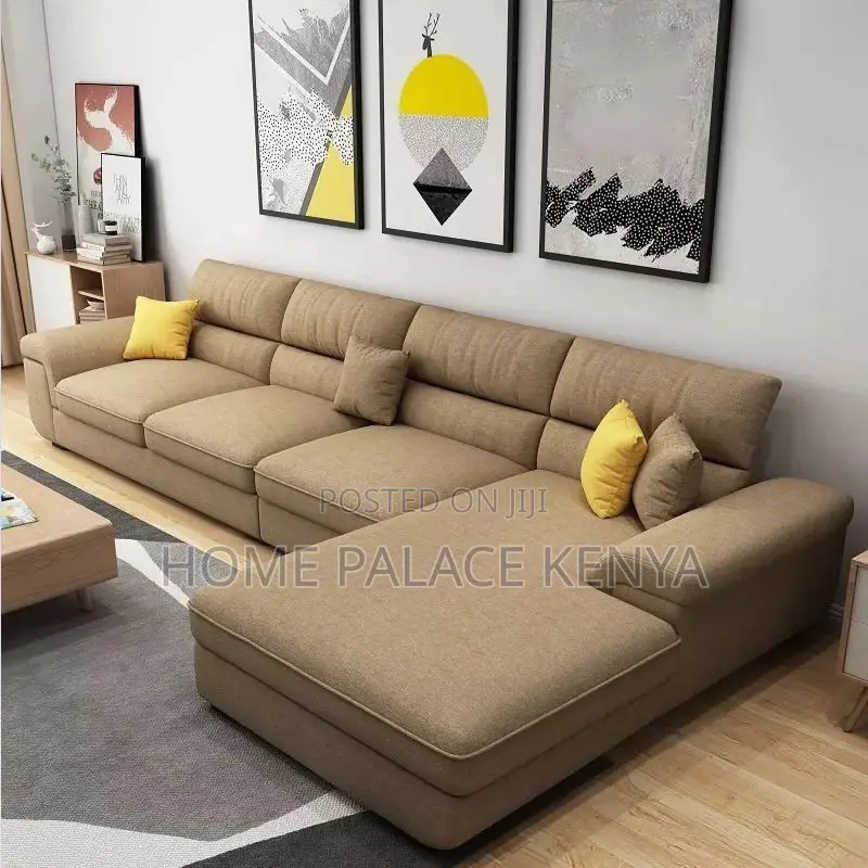 Corner Sofa; Stylish Modern L-Shaped Sofa for Spacious Living Areas