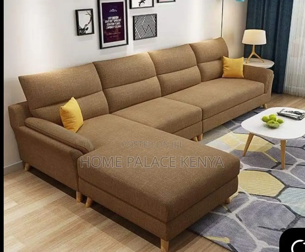 Corner Sofa; Stylish Modern L-Shaped Sofa for Spacious Living Areas