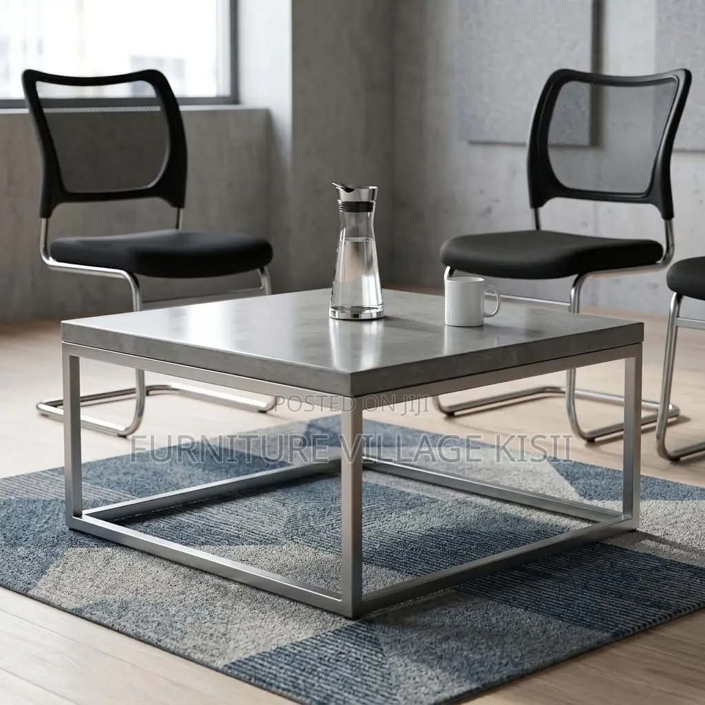 Black Mesh Waiting Office Chair
