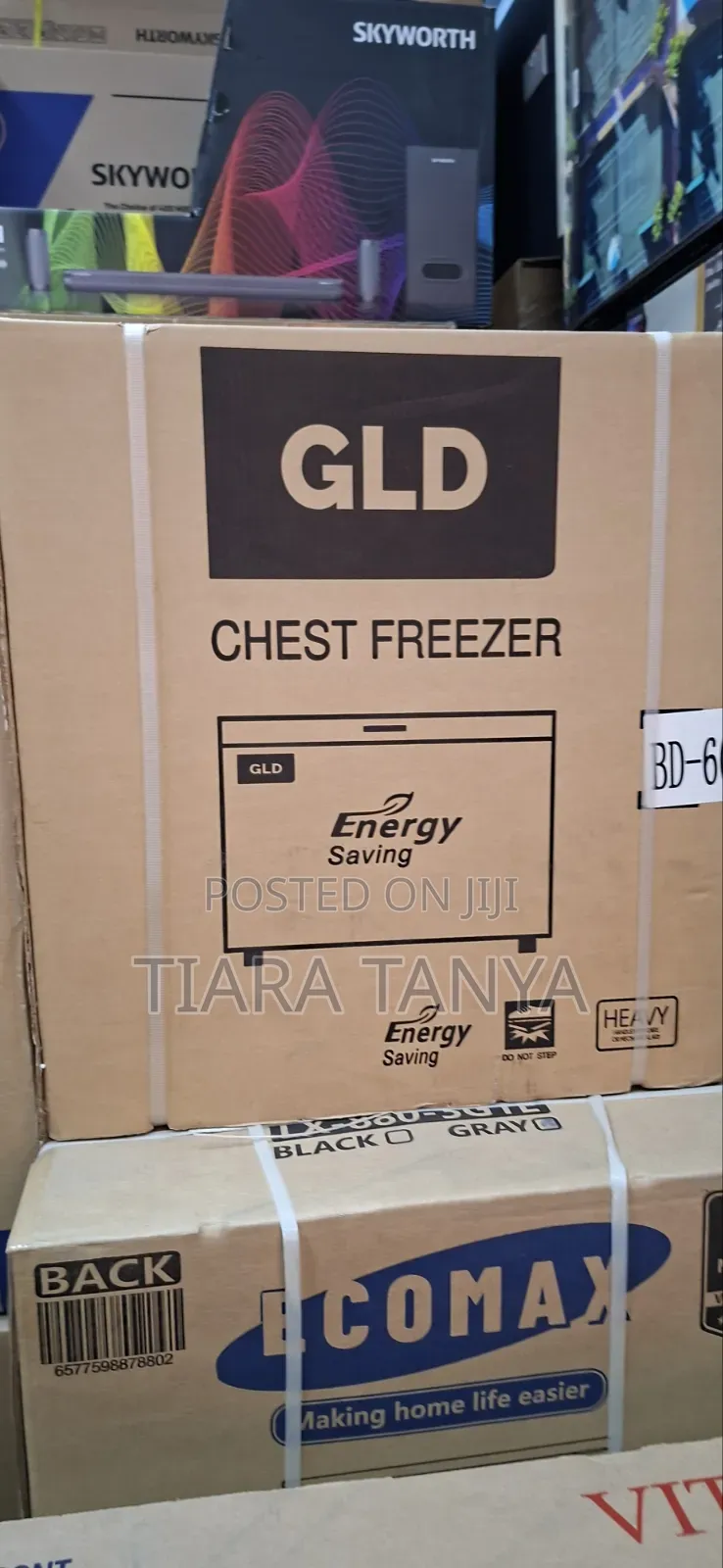 GLD 60L Chest Freezer Deep Freezer - Energy Saving Compact Freezer