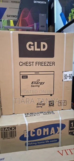 GLD 60L Chest Freezer Deep Freezer - Energy Saving Compact Freezer