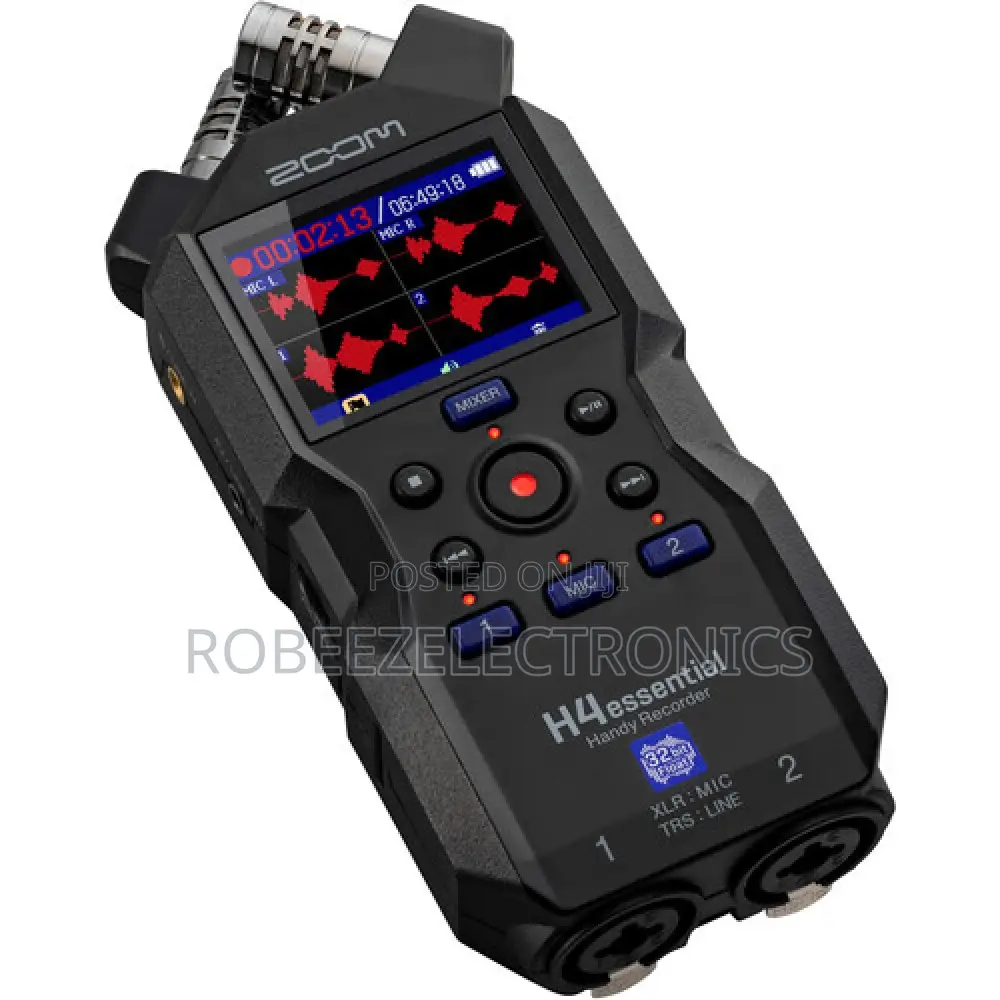 Zoom H4Essential 4-Track 32-Bit Float Portable Audio Recorder