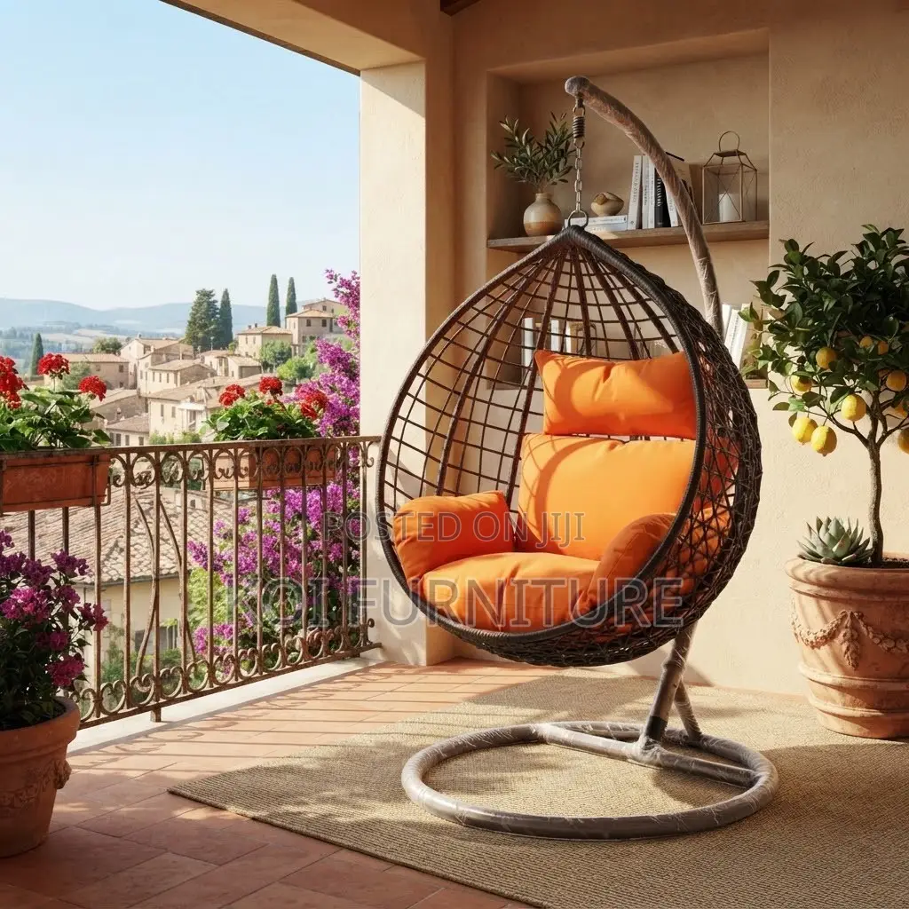 Home Chairs; Rattan Outdoor and Balcony Hammock Swing Seat
