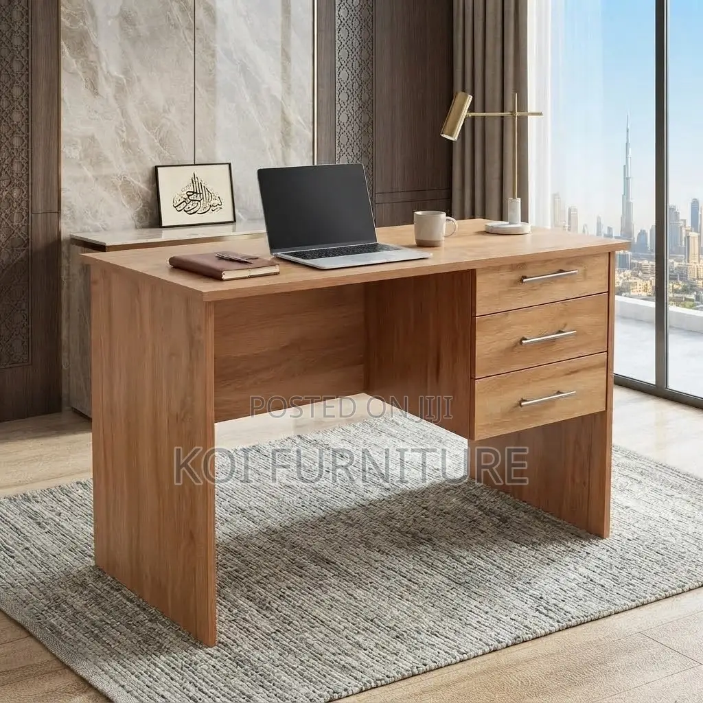 Office Desk; Modern 1200mm Home Office Clerical Lockable Desk