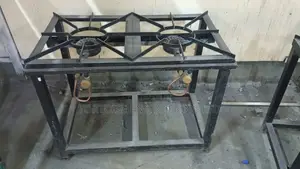Mild Steel Cooker Two Burner Gas Stove Size 900mm by 600mm by 850mm