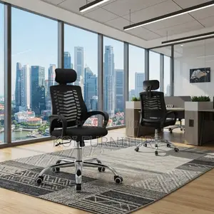 Office Chairs; Fixed Fabricated Office Modern Headrest Chairs